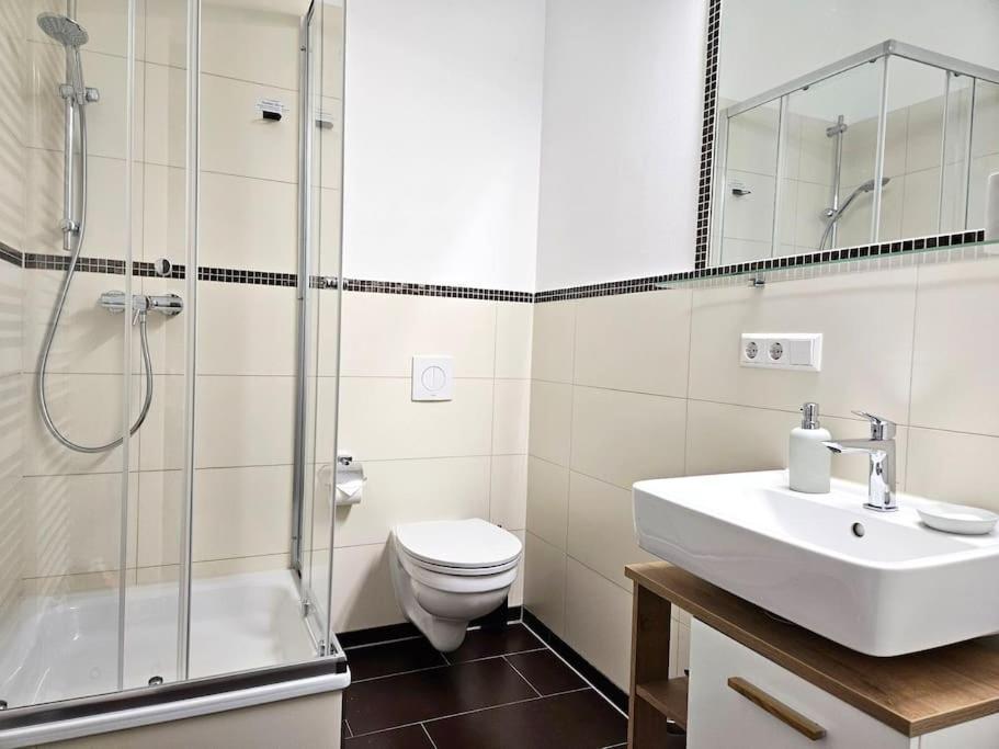 Zentrales 2 Raum Apartment ドレスデン エクステリア 写真